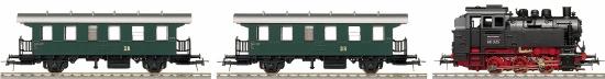 Analog Starter Set Steam Locomotive with Passenger Train<br /><a href='images/pictures/Roco/51142.jpg' target='_blank'>Full size image</a>
